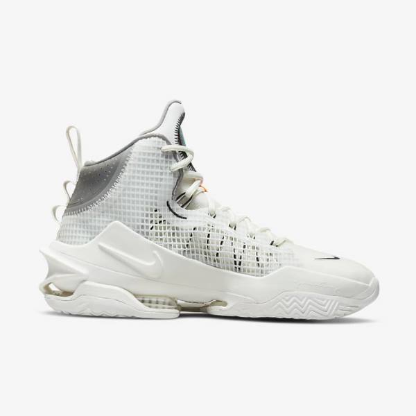 Nike Air Zoom G.T. Jump Men's Basketball Shoes White / Black / White | NK473QBK