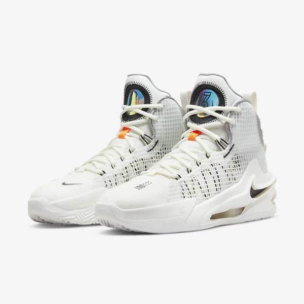 Nike Air Zoom G.T. Jump Men's Basketball Shoes White / Black / White | NK473QBK