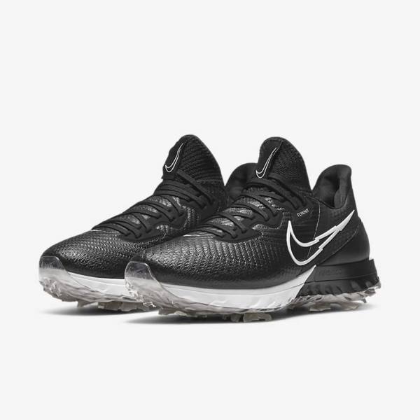 Nike Air Zoom Infinity Tour Men's Golf Shoes Black / White | NK529JCO