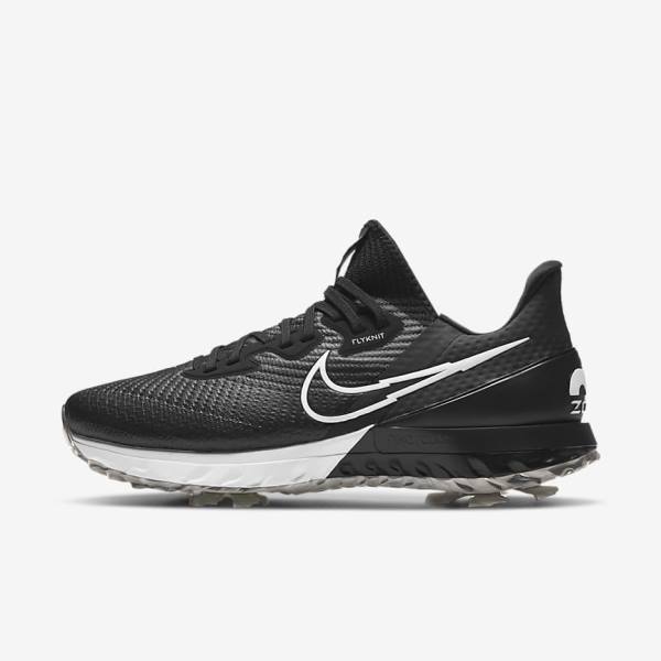 Nike Air Zoom Infinity Tour Men\'s Golf Shoes Black / White | NK529JCO