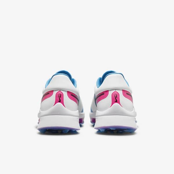 Nike Air Zoom Infinity Tour NEXT% Men's Golf Shoes White / Blue / Pink / Black | NK013XTK