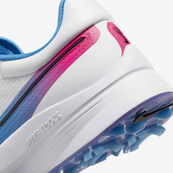 Nike Air Zoom Infinity Tour NEXT% Men's Golf Shoes White / Blue / Pink / Black | NK013XTK