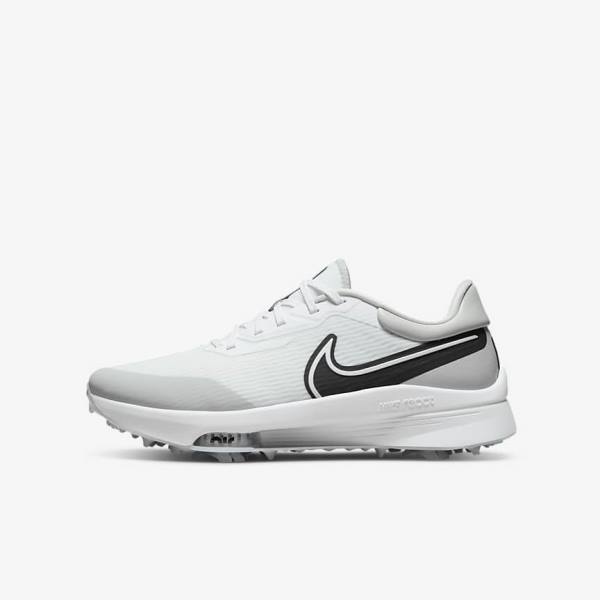 Nike Air Zoom Infinity Tour NEXT% Men\'s Golf Shoes White / Grey / Turquoise / Black | NK270WXC