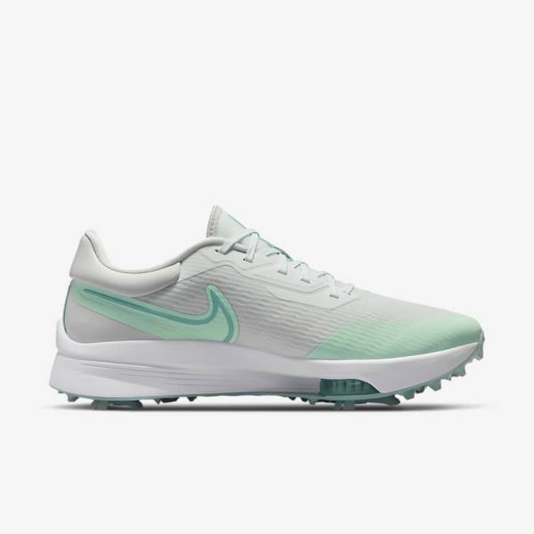 Nike Air Zoom Infinity Tour NEXT% Men's Golf Shoes White / Mint / Platinum / Turquoise | NK340COL