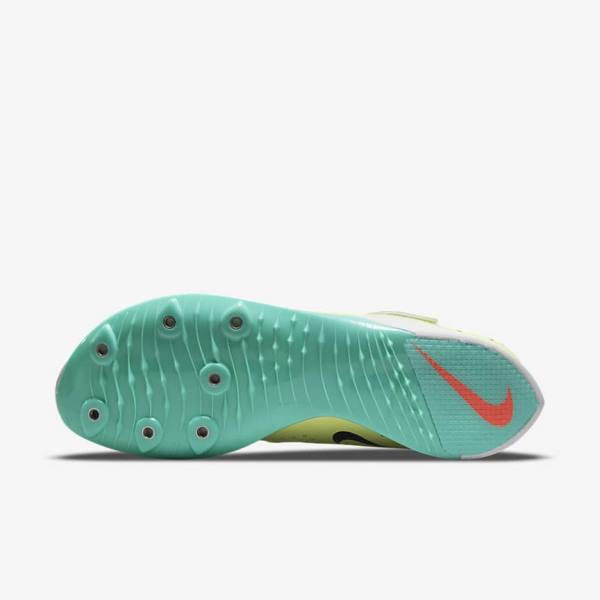 Nike Air Zoom LJ Elite Athletics Jumping Spikes Women's Running Shoes Turquoise / Orange | NK031ORH