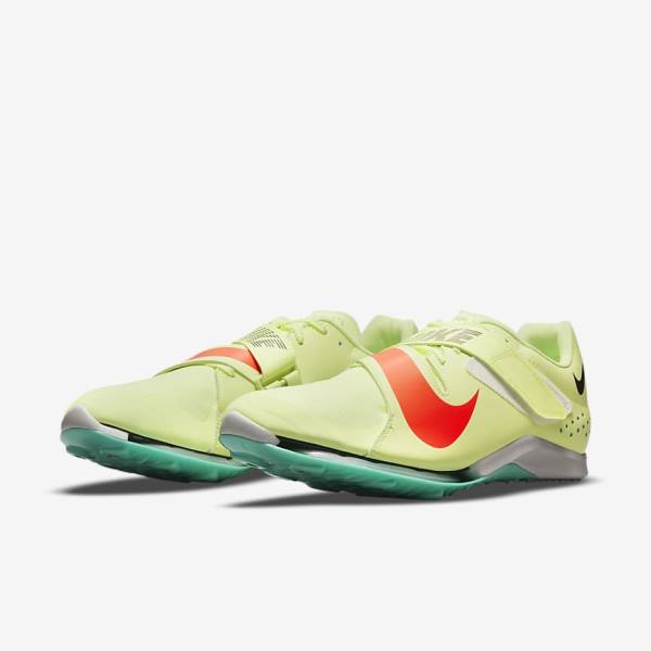 Nike Air Zoom LJ Elite Athletics Jumping Spikes Women's Running Shoes Turquoise / Orange | NK031ORH