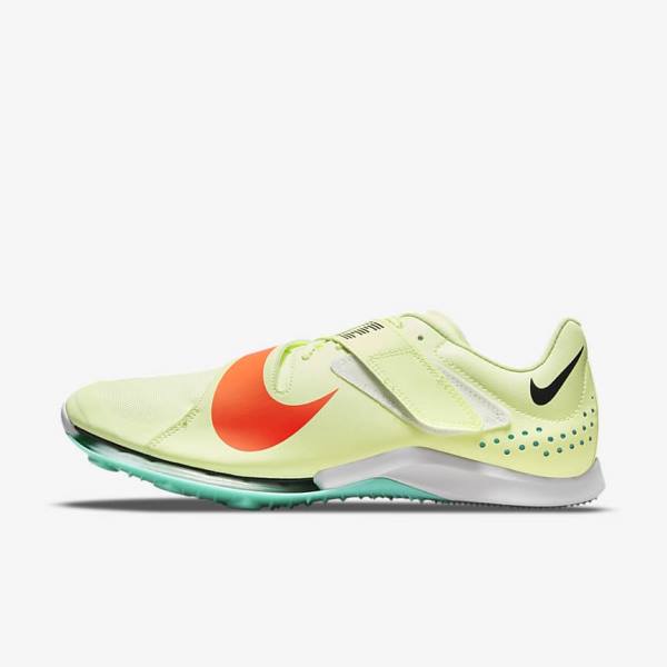 Nike Air Zoom LJ Elite Athletics Jumping Spikes Women\'s Running Shoes Turquoise / Orange | NK031ORH