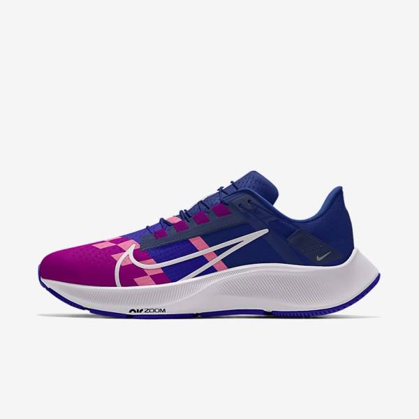 Nike Air Zoom Pegasus 38 By You Road Men\'s Running Shoes Multicolor | NK897NXT