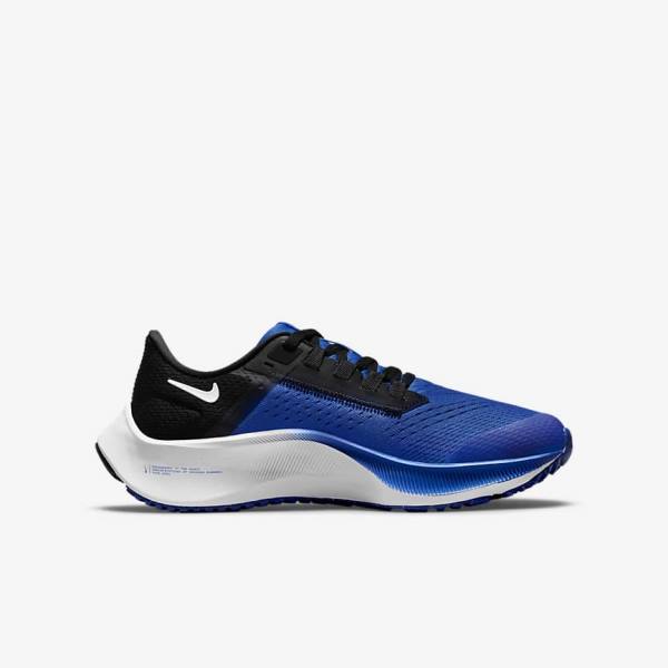 Nike Air Zoom Pegasus 38 Older Road Kids' Running Shoes Royal / Black / White | NK728UKS