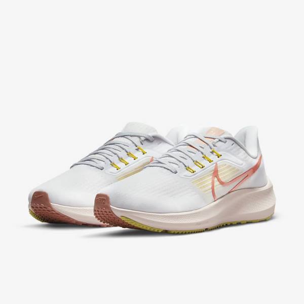 Nike Air Zoom Pegasus 39 Road Women's Running Shoes White / Light | NK156IYX