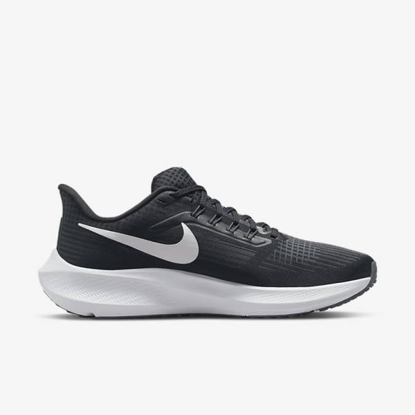 Nike Air Zoom Pegasus 39 Road Women's Running Shoes Black / Dark Grey / White | NK805STD