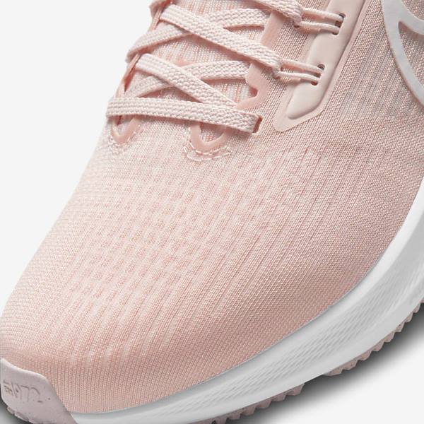 Nike Air Zoom Pegasus 39 Road Women's Running Shoes Pink / Light Pink / White | NK963FKR