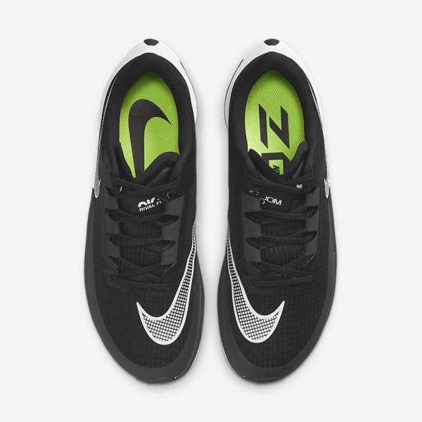 Nike Air Zoom Rival Fly 3 Road Racing Men's Running Shoes Black / Dark Grey / White | NK591INK