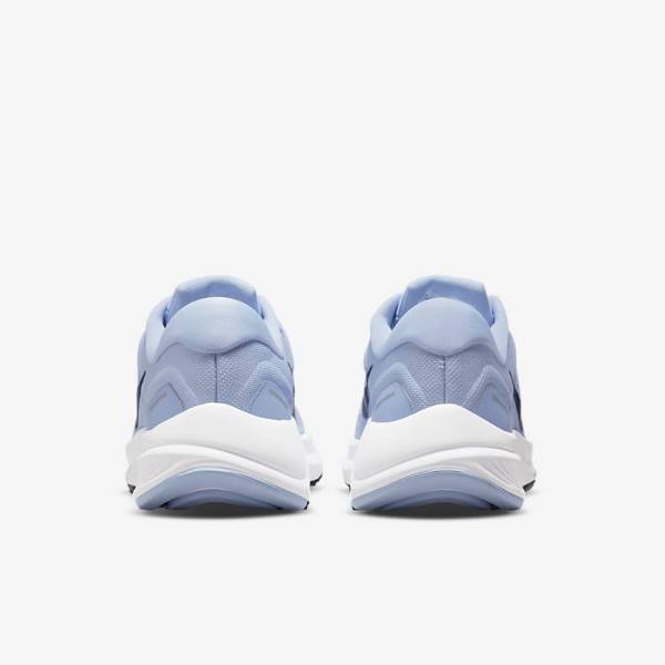 Nike Air Zoom Structure 24 Road Women's Running Shoes Light Blue / White / Navy / Navy | NK812DQL