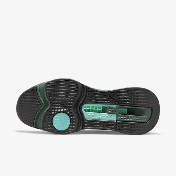 Nike Air Zoom SuperRep 3 HIIT Class Men's Training Shoes Green / Turquoise / Black / Multicolor | NK530IPU