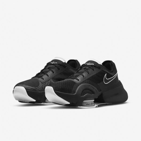 Nike Air Zoom SuperRep 3 HIIT Class Women's Training Shoes Black / Dark Grey / White | NK571LXI