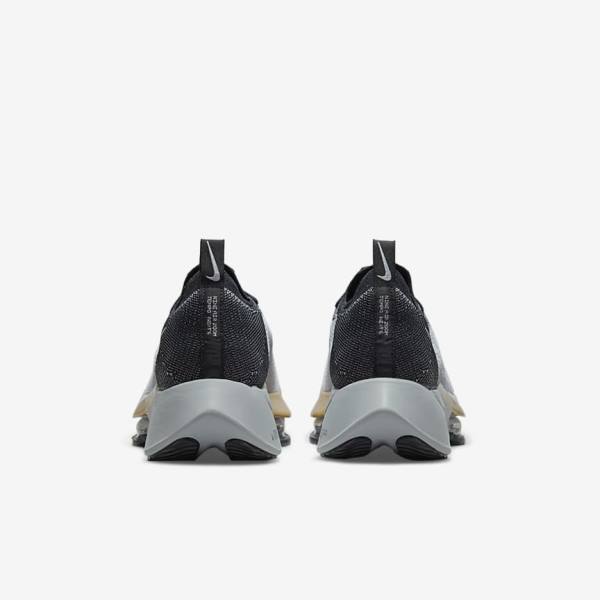 Nike Air Zoom Tempo NEXT% Road Men's Running Shoes Black / Platinum / Grey / White | NK584YGF