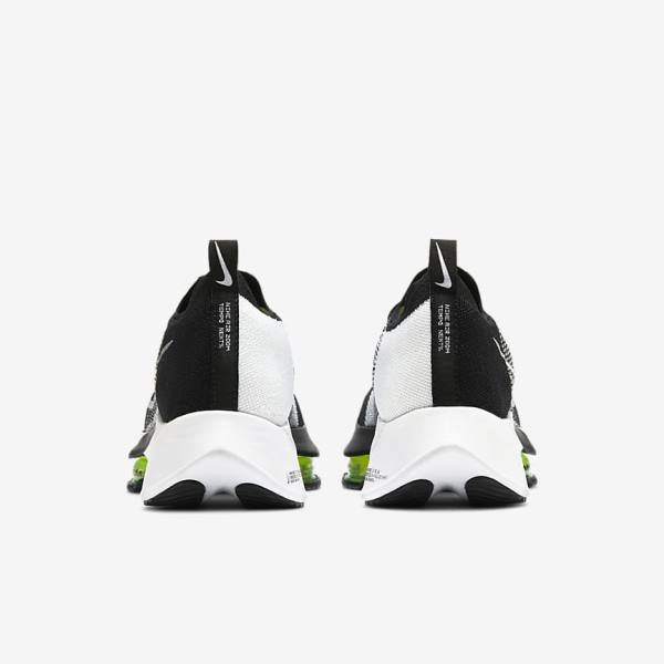 Nike Air Zoom Tempo NEXT% Road Men's Running Shoes Black / White | NK893SDA