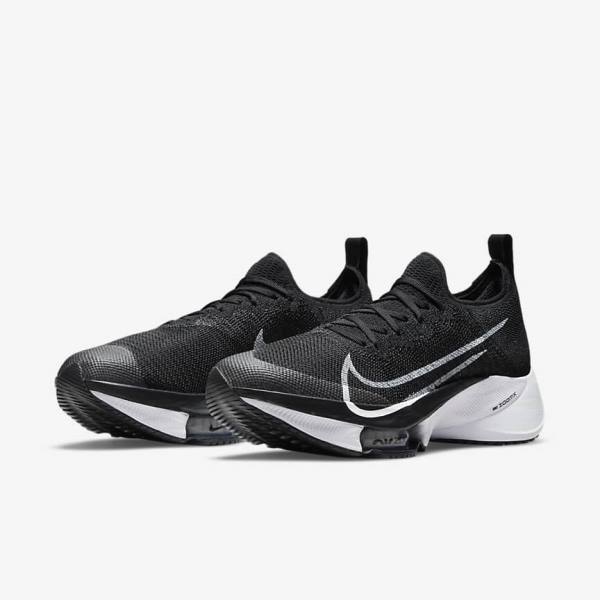 Nike Air Zoom Tempo NEXT% Road Women's Running Shoes Black | NK465BUJ