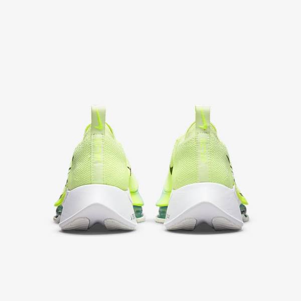 Nike Air Zoom Tempo NEXT% Road Women's Running Shoes White / Green / Turquoise / Turquoise | NK659NPJ