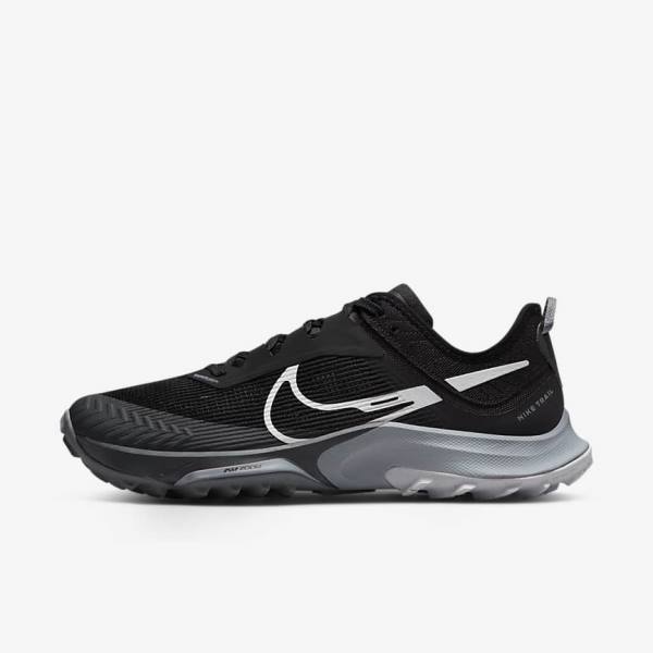 Nike Air Zoom Terra Kiger 8 Trail Men\'s Running Shoes Black / Dark Grey / Platinum | NK052RVB