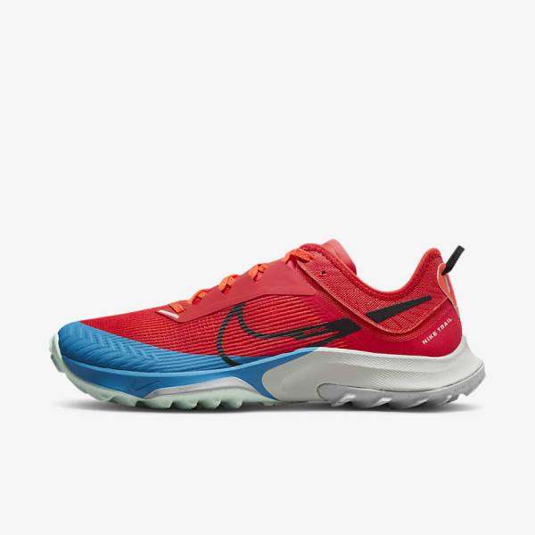 Nike Air Zoom Terra Kiger 8 Trail Men\'s Running Shoes Red / Orange / Blue / Black | NK218VUS