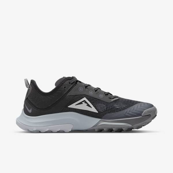 Nike Air Zoom Terra Kiger 8 Trail Women's Running Shoes Black / Dark Grey / Platinum | NK278IHE