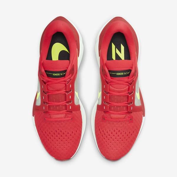 Nike Air Zoom Vomero 16 Road Men's Running Shoes Red / White | NK529PIQ