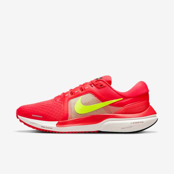 Nike Air Zoom Vomero 16 Road Men\'s Running Shoes Red / White | NK529PIQ