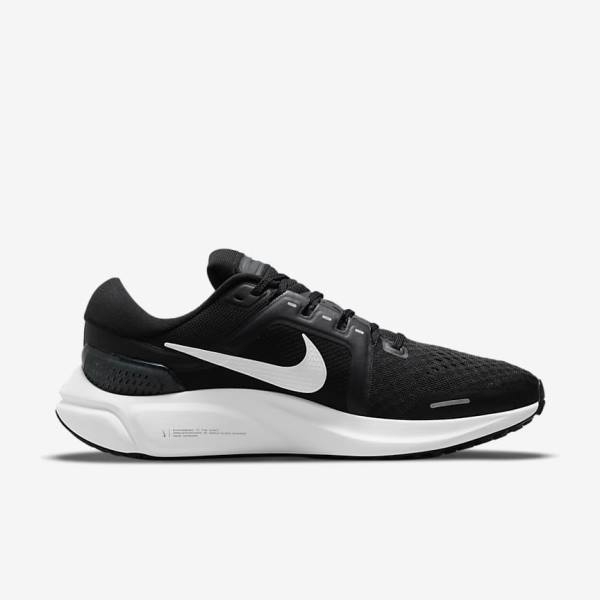 Nike Air Zoom Vomero 16 Road Men's Running Shoes Black / Dark Grey / White | NK803KDB