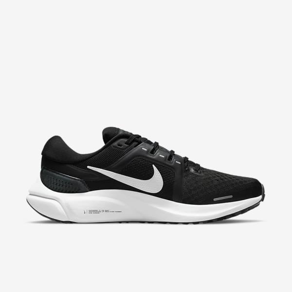 Nike Air Zoom Vomero 16 Road Women's Running Shoes Black / Dark Grey / White | NK450BIA