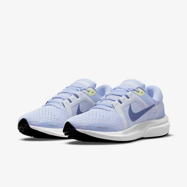 Nike Air Zoom Vomero 16 Road Women's Running Shoes Light Blue / Grey / White / Navy | NK701EOK