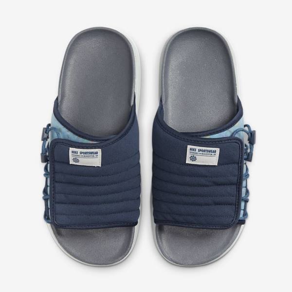 Nike Asuna 2 Next Nature Men's Slides Navy / Grey / Dark Grey / Navy | NK071CIY