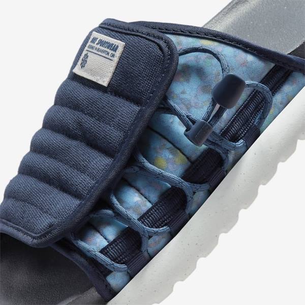 Nike Asuna 2 Next Nature Men's Slides Navy / Grey / Dark Grey / Navy | NK071CIY