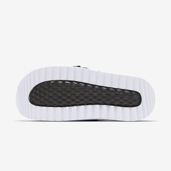 Nike Asuna Women's Slides Black / White / Dark Grey | NK481AWH