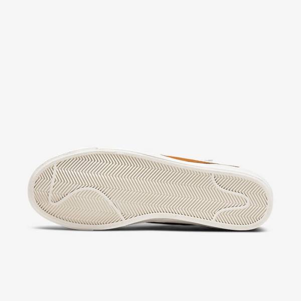 Nike Blazer Low 77 Jumbo Men's Sneakers White / Grey / Orange | NK621TXO