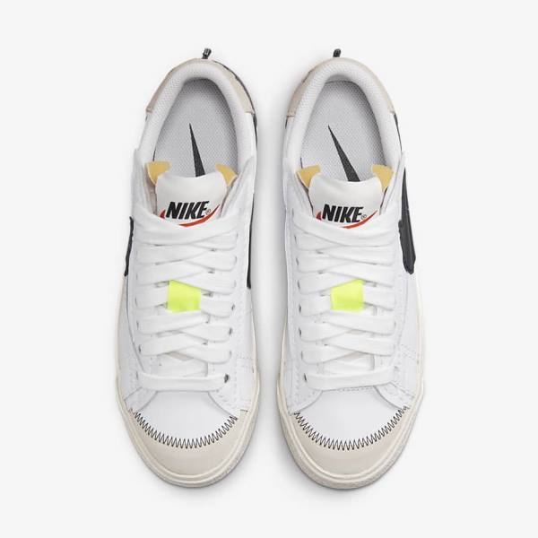 Nike Blazer Low 77 Jumbo Women's Sneakers White / Black | NK059KZI