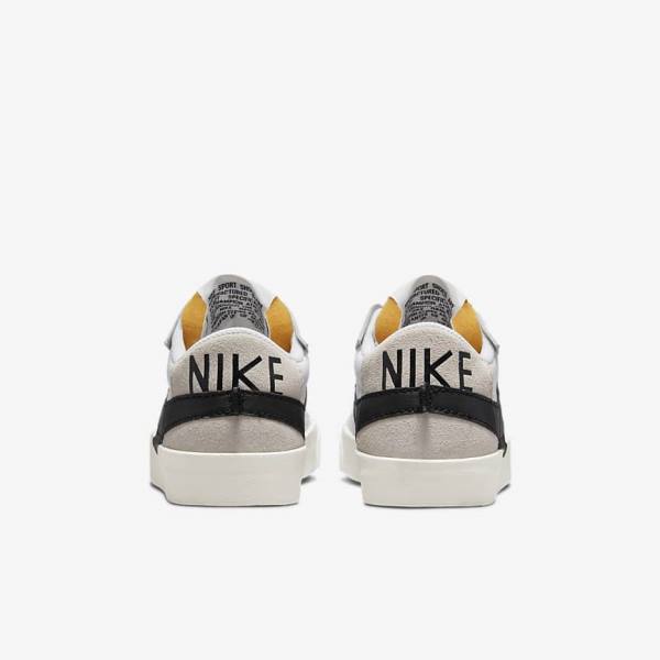 Nike Blazer Low 77 Jumbo Women's Sneakers White / Black | NK059KZI