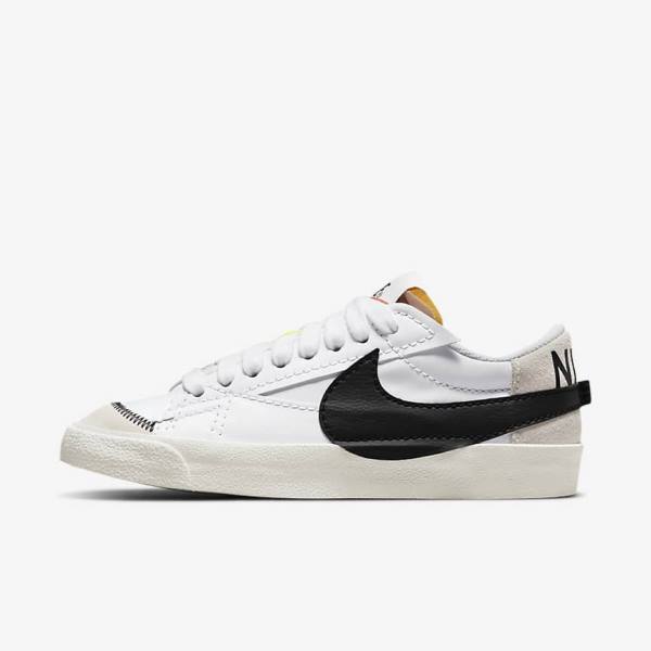 Nike Blazer Low 77 Jumbo Women\'s Sneakers White / Black | NK059KZI