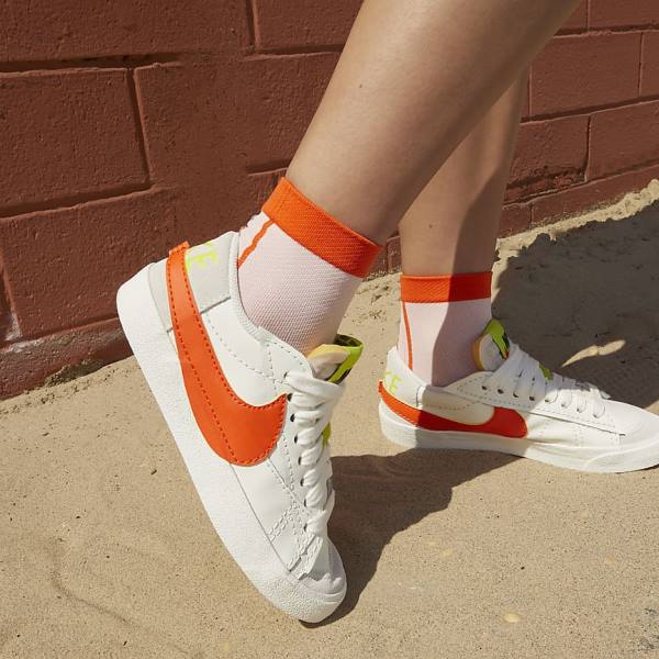 Nike Blazer Low 77 Jumbo Women's Sneakers Green / Orange | NK328PGJ