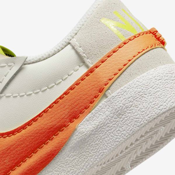 Nike Blazer Low 77 Jumbo Women's Sneakers Green / Orange | NK328PGJ