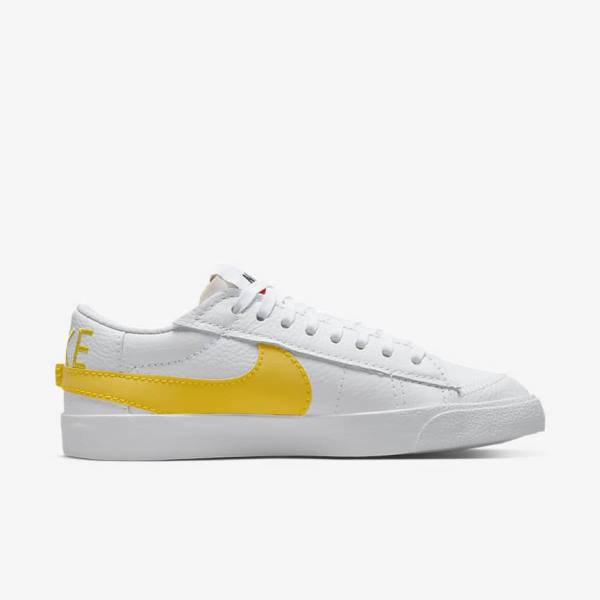 Nike Blazer Low Jumbo Men's Sneakers White / Black / Orange | NK153GOJ