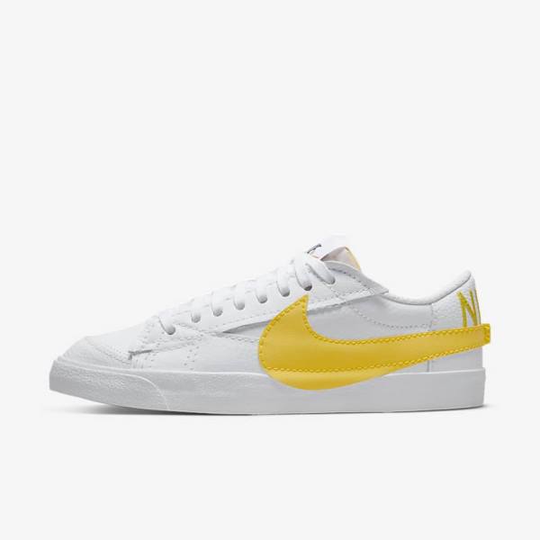 Nike Blazer Low Jumbo Men\'s Sneakers White / Black / Orange | NK153GOJ