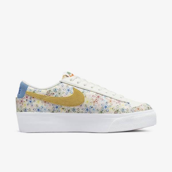 Nike Blazer Low Platform Women's Sneakers Royal / Blue | NK073DQK