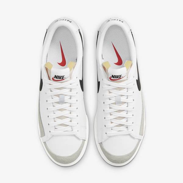 Nike Blazer Low Platform Women's Sneakers White | NK480RHC