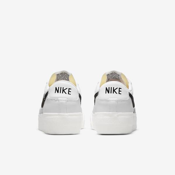 Nike Blazer Low Platform Women's Sneakers White | NK480RHC