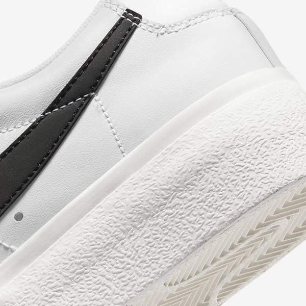 Nike Blazer Low Platform Women's Sneakers White | NK480RHC