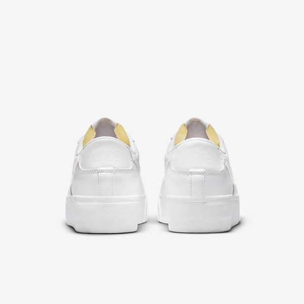 Nike Blazer Low Platform Women's Sneakers White | NK483HCN