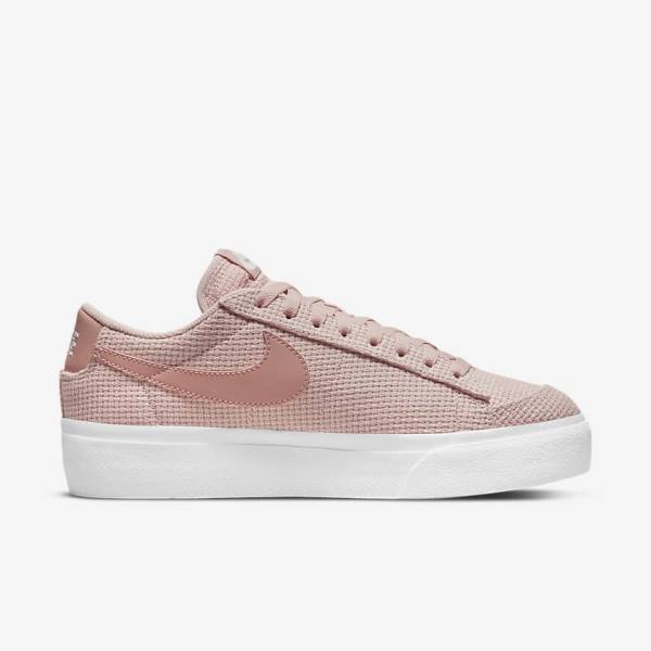 Nike Blazer Low Platform Women's Sneakers Pink / White / Pink / Rose | NK931XEI