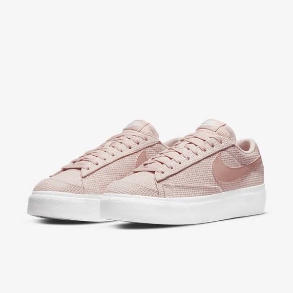 Nike Blazer Low Platform Women's Sneakers Pink / White / Pink / Rose | NK931XEI